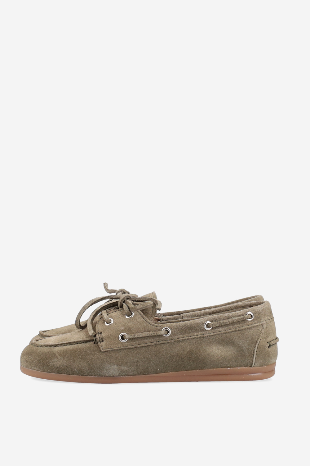 Boat brushed suede loafers