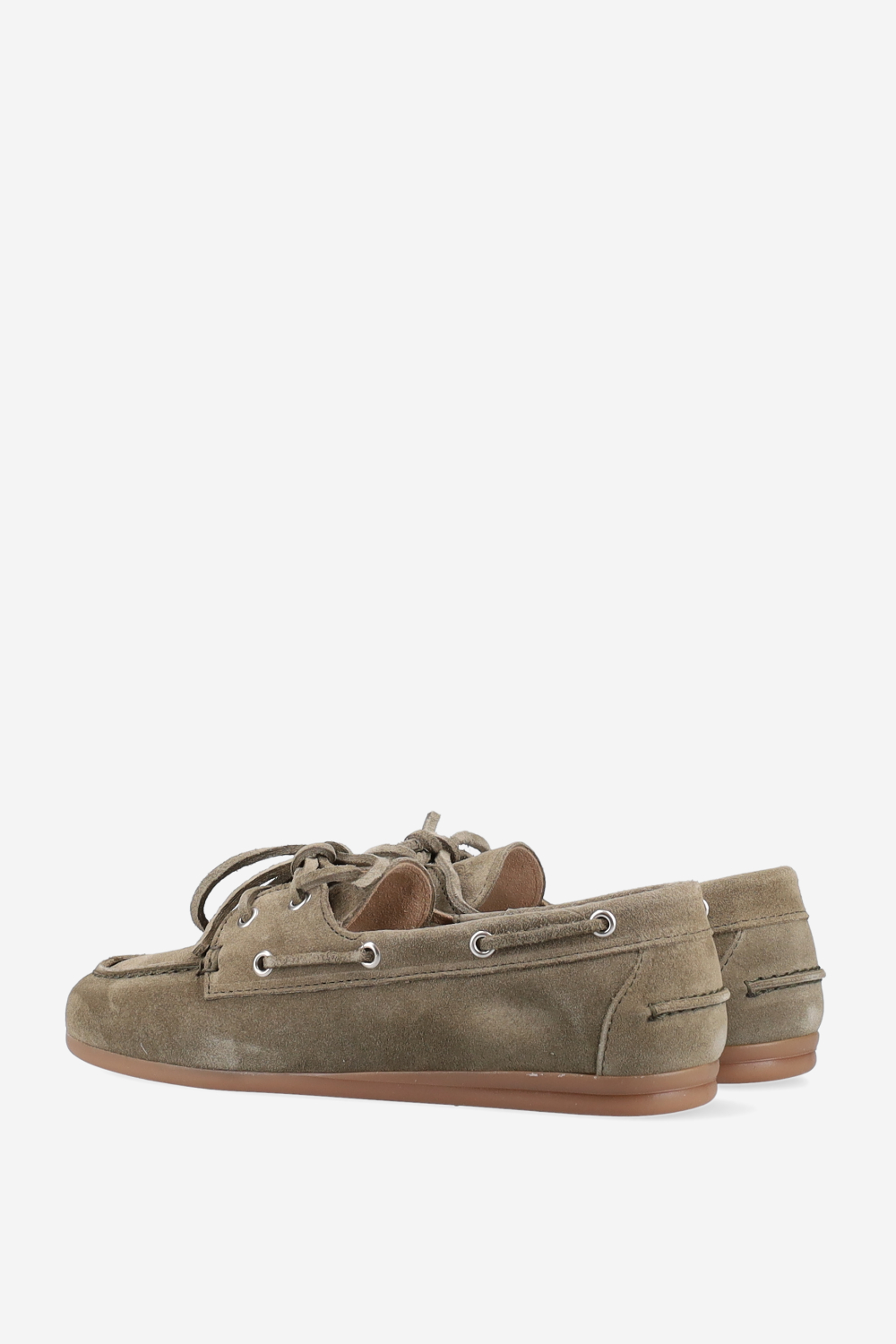 Boat brushed suede loafers