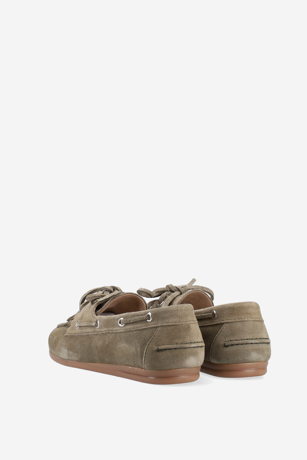 Boat brushed suede loafers