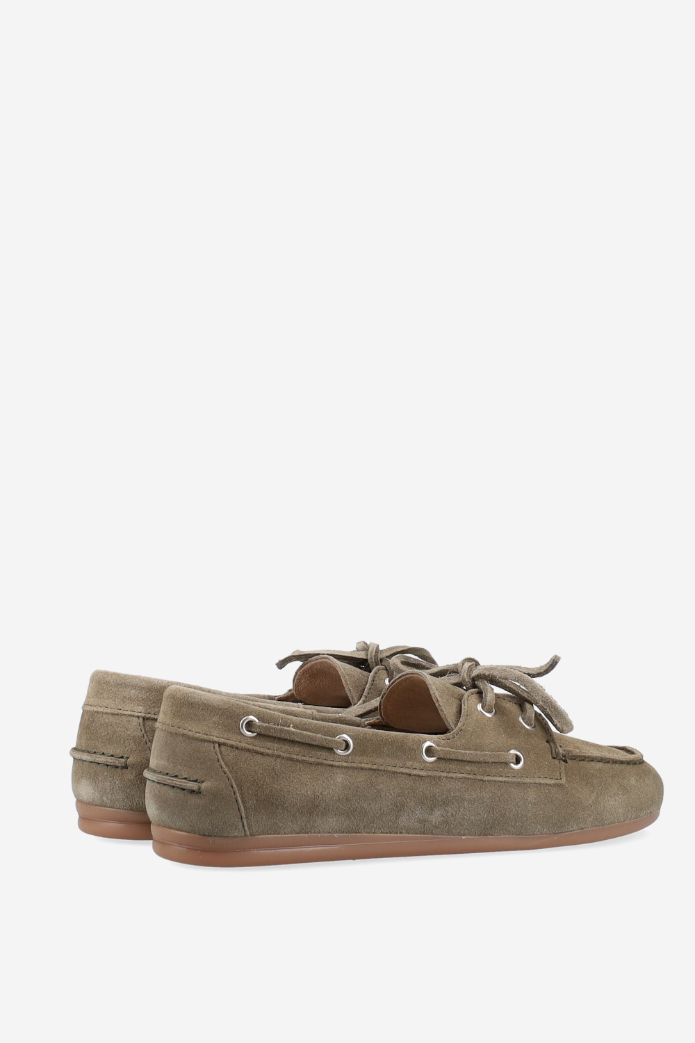 Boat brushed suede loafers