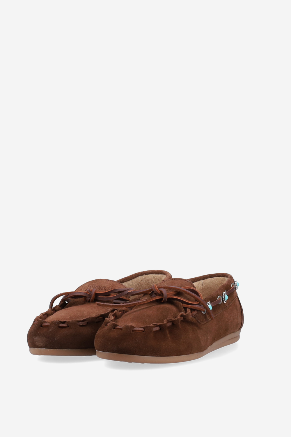 Boat suede western loafers