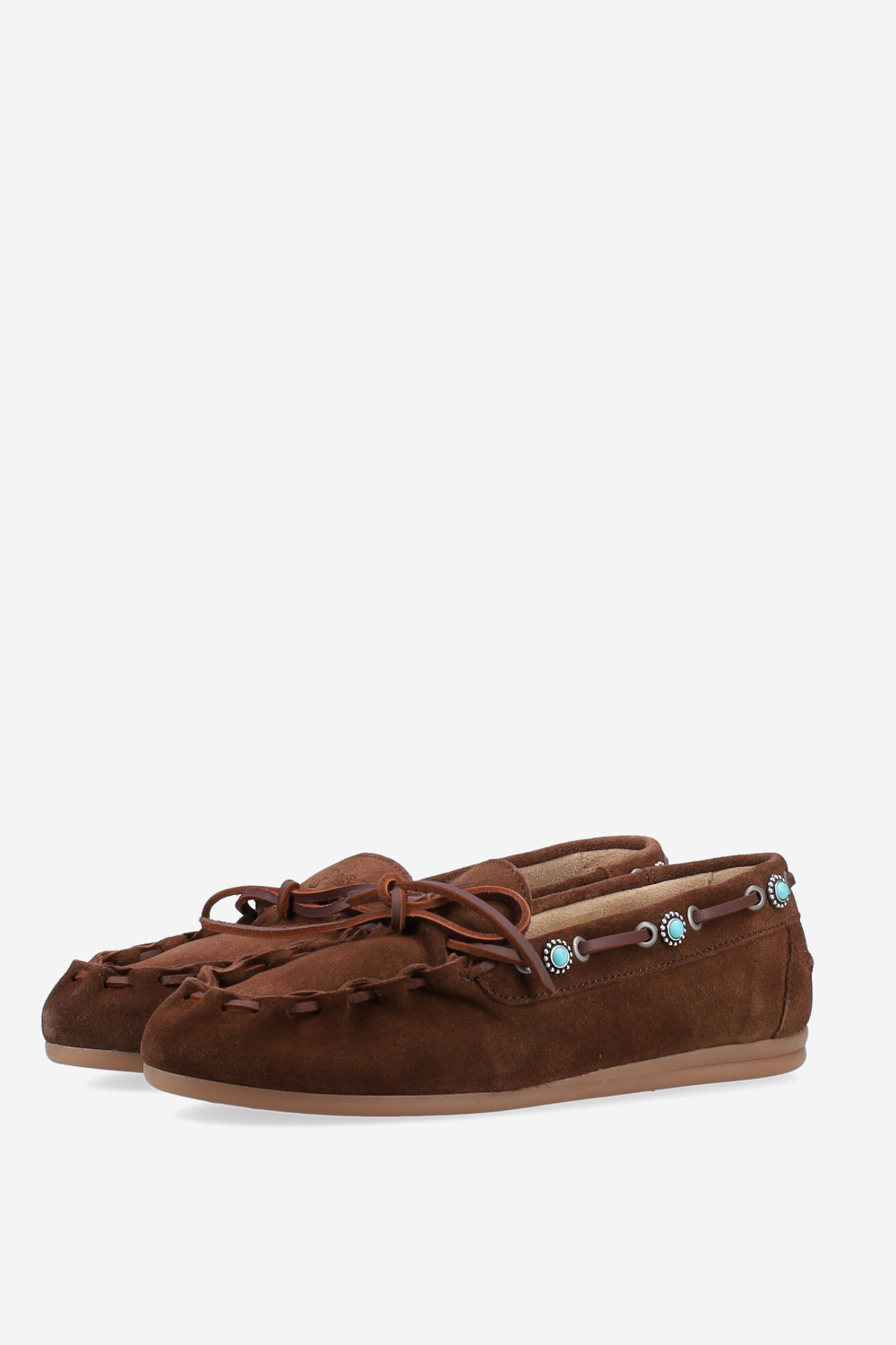 Boat suede western loafers