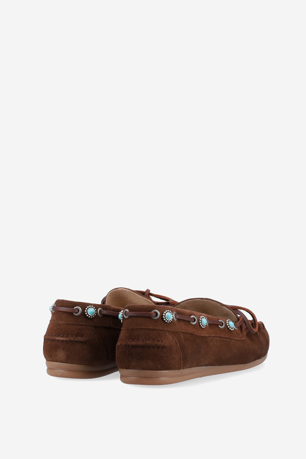 Boat suede western loafers