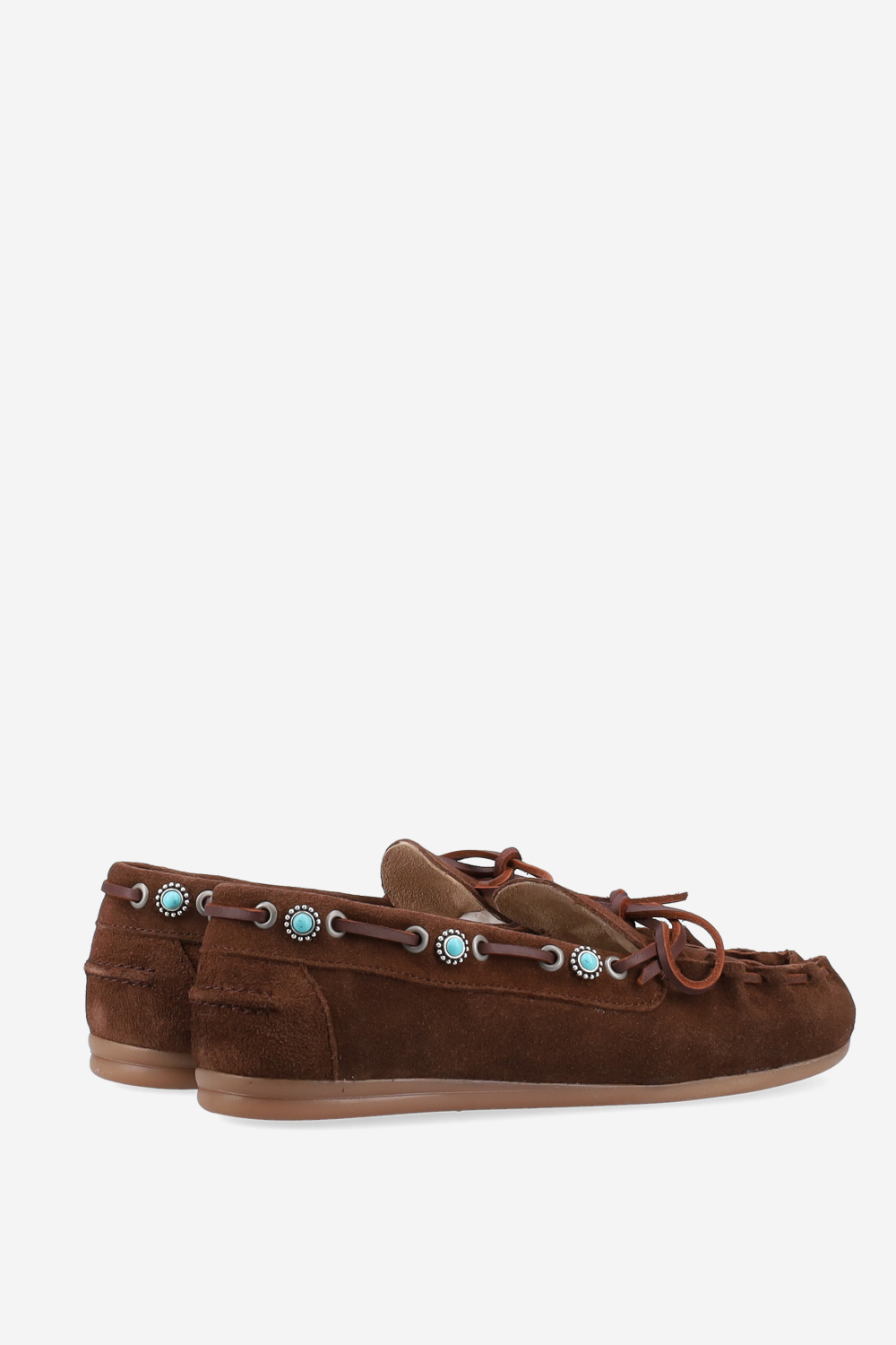 Boat suede western loafers