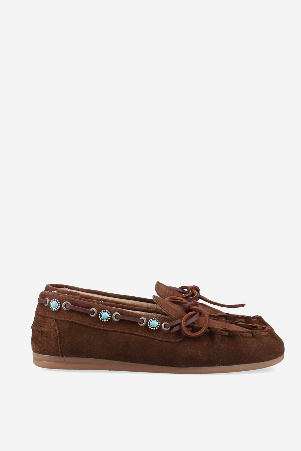 Boat suede western loafers