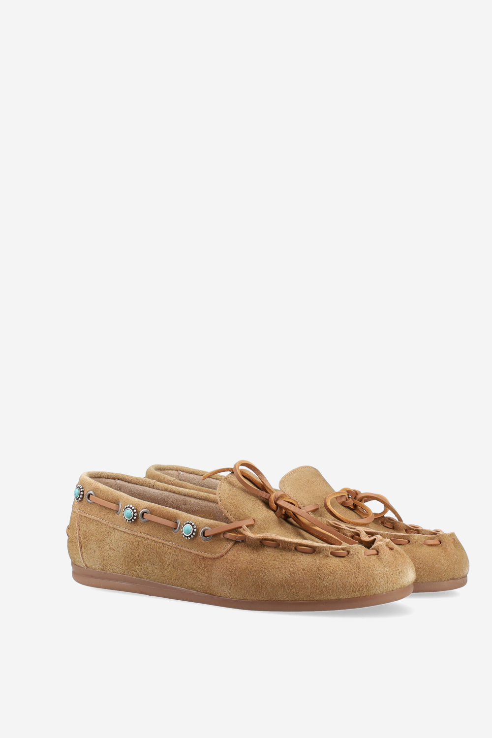 Boat western suede loafers