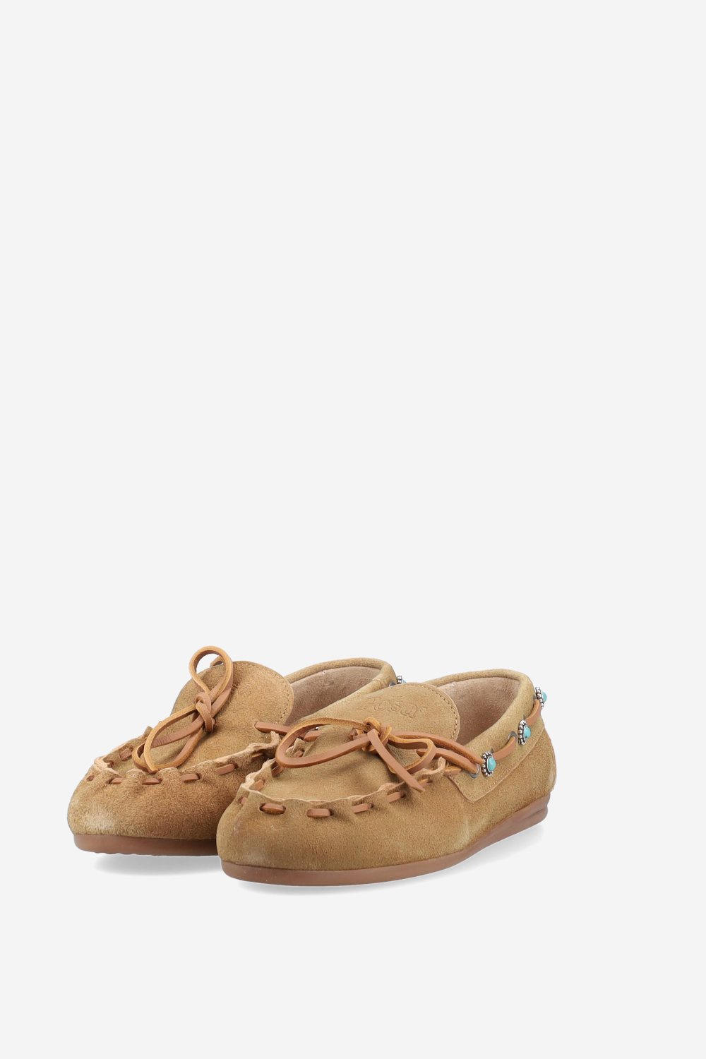 Boat western suede loafers