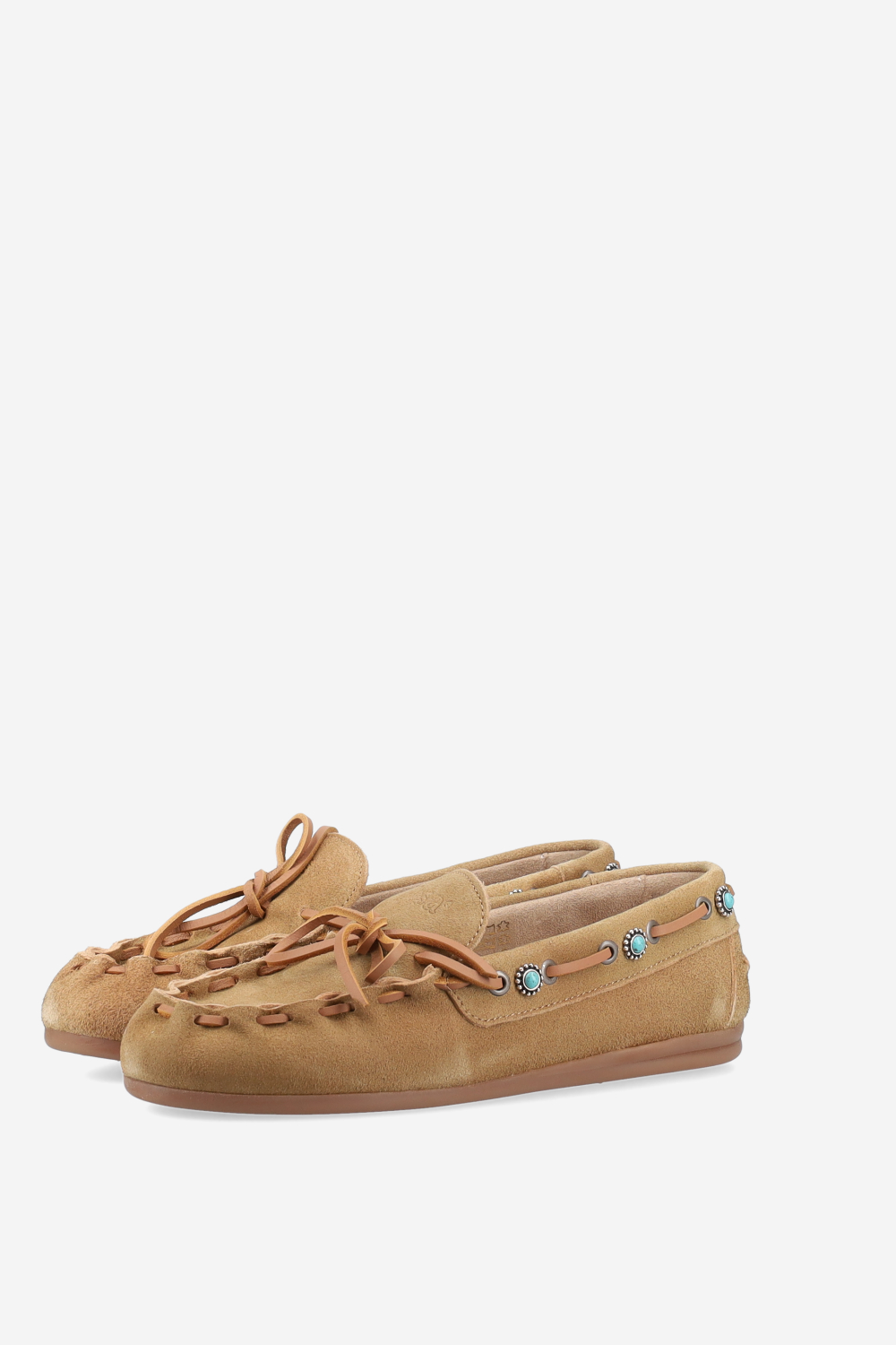 Boat western suede loafers