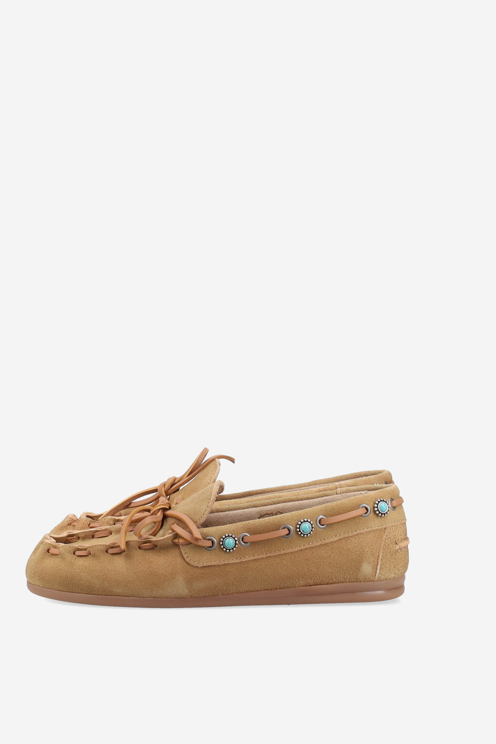 Boat western suede loafers