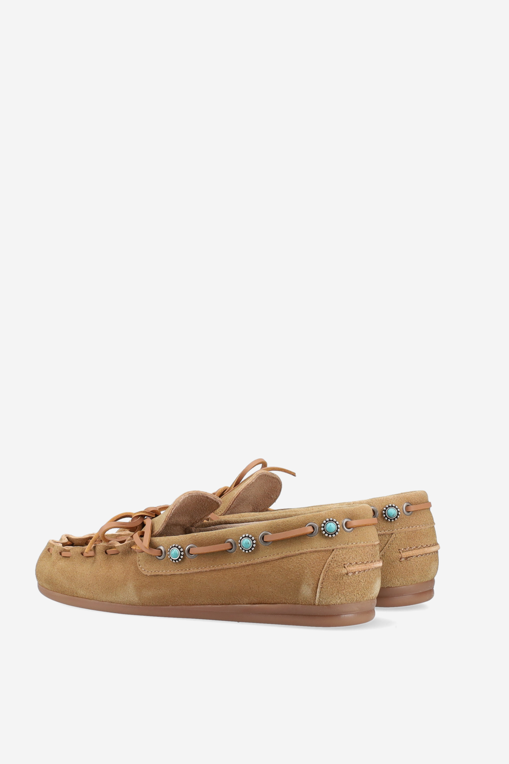 Boat western suede loafers