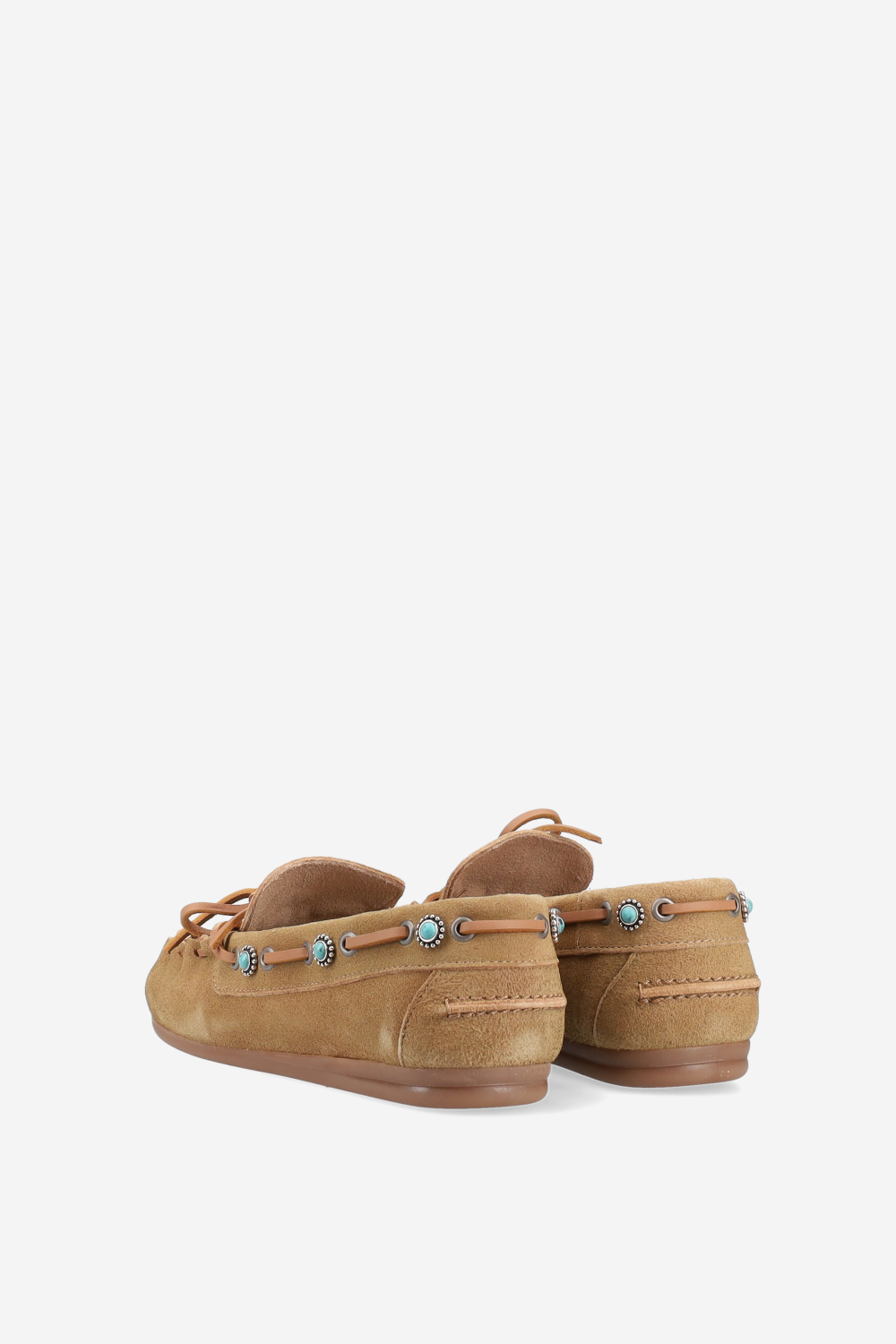 Boat western suede loafers