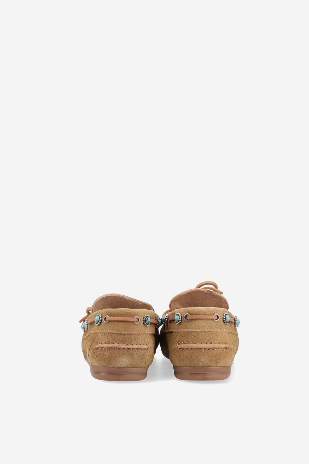 Boat western suede loafers