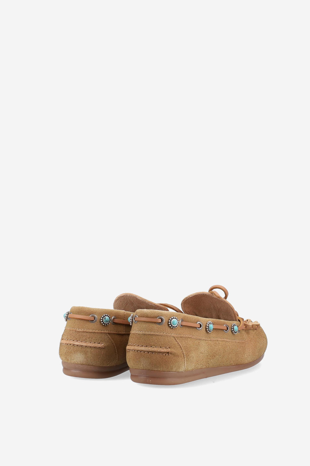 Boat western suede loafers