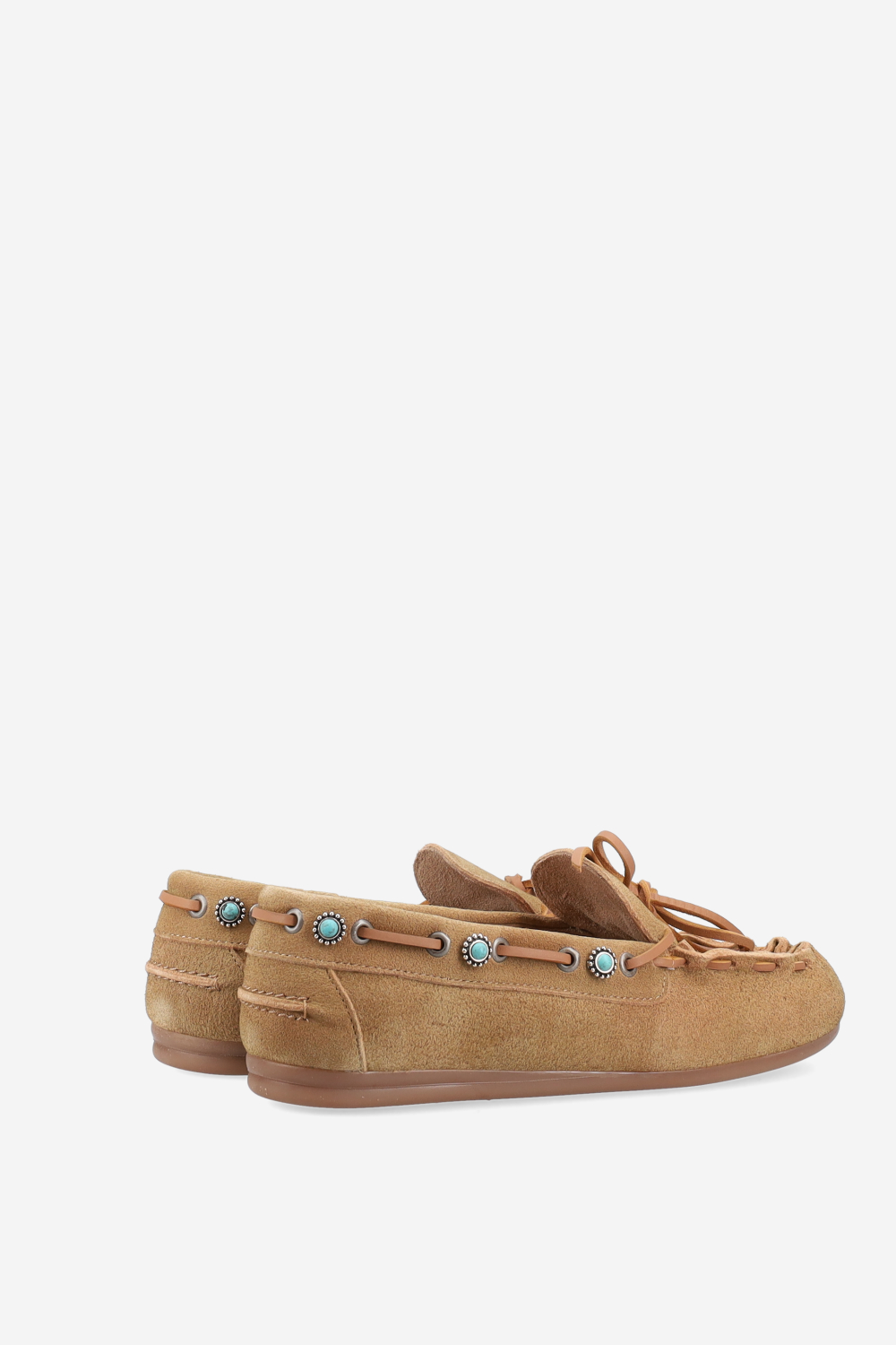 Boat western suede loafers