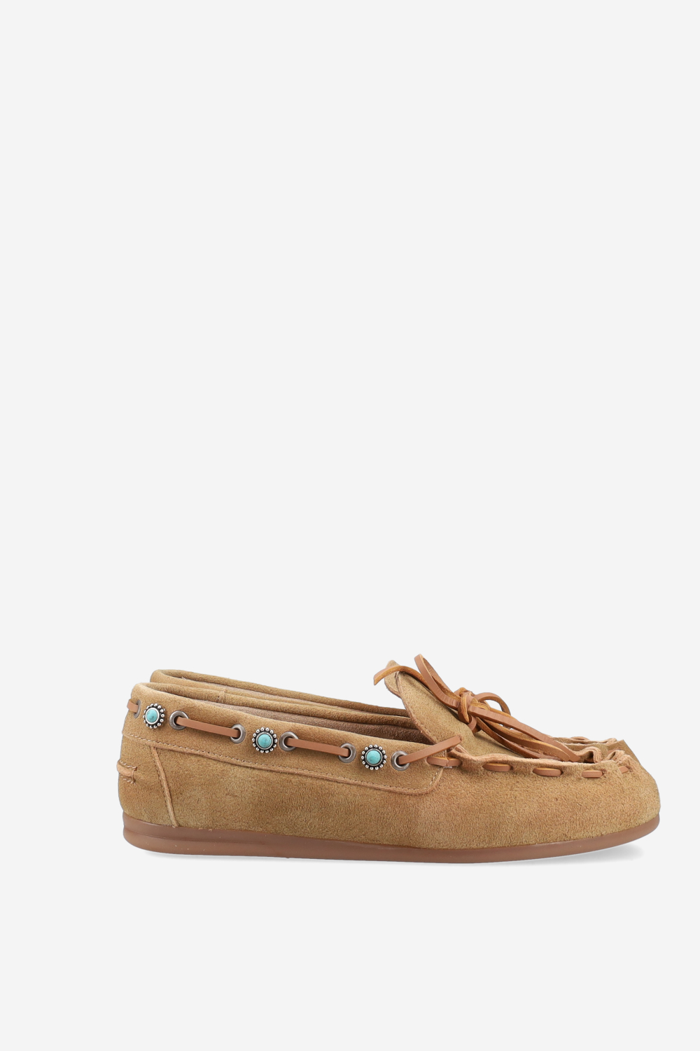 Boat western suede loafers