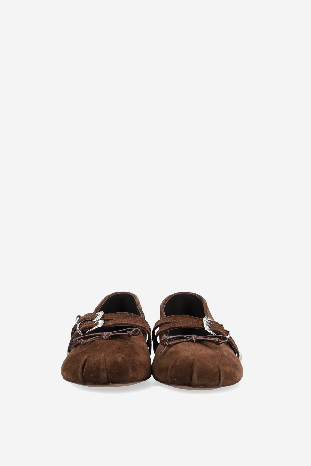 Vita suede double strap ballerinas