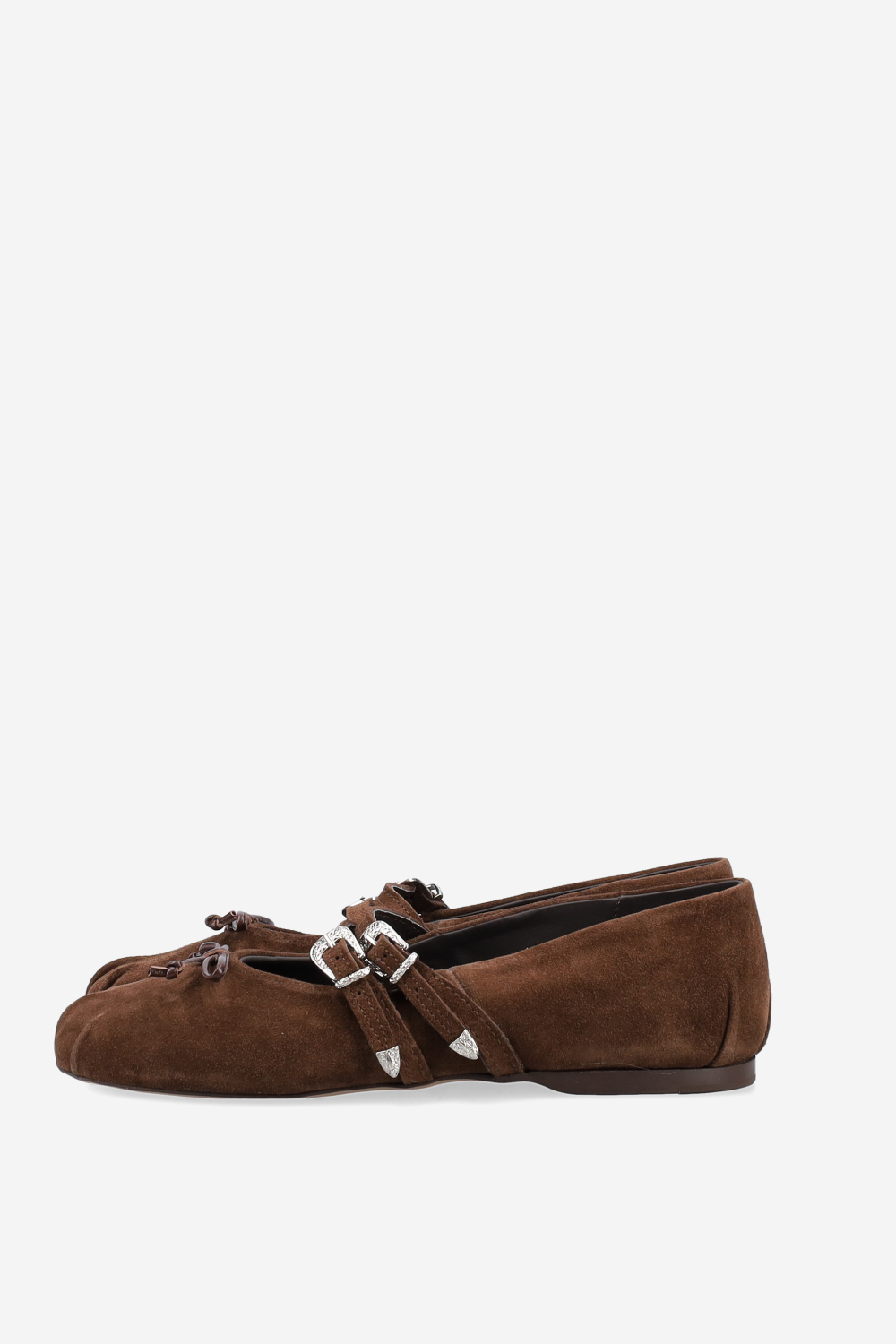 Vita suede double strap ballerinas