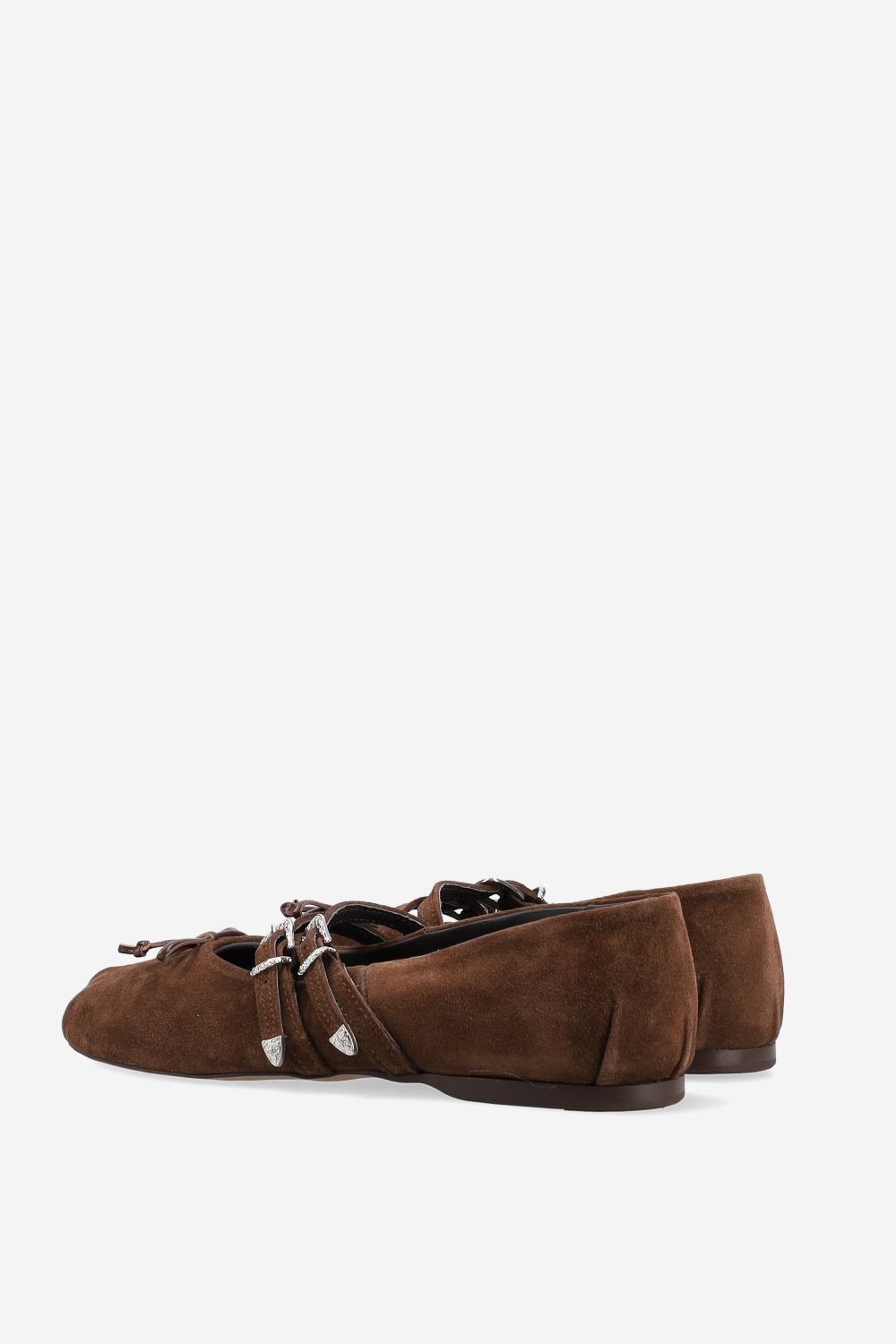 Vita suede double strap ballerinas