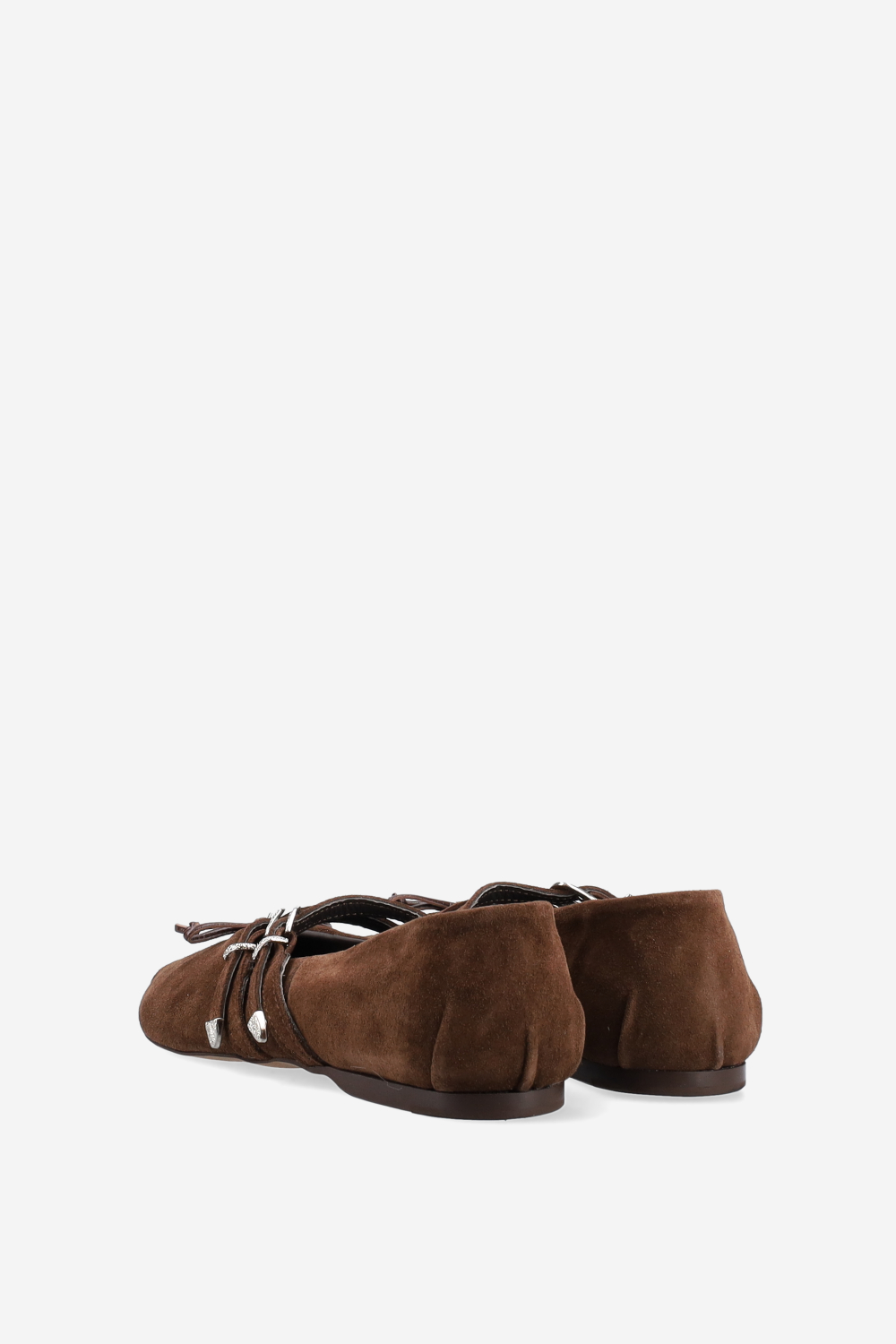 Vita suede double strap ballerinas