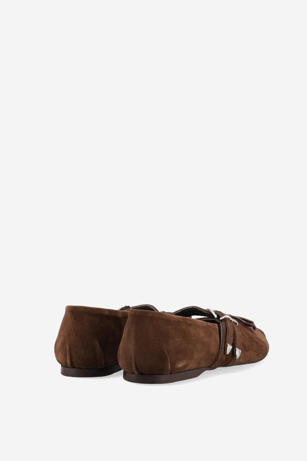 Vita suede double strap ballerinas