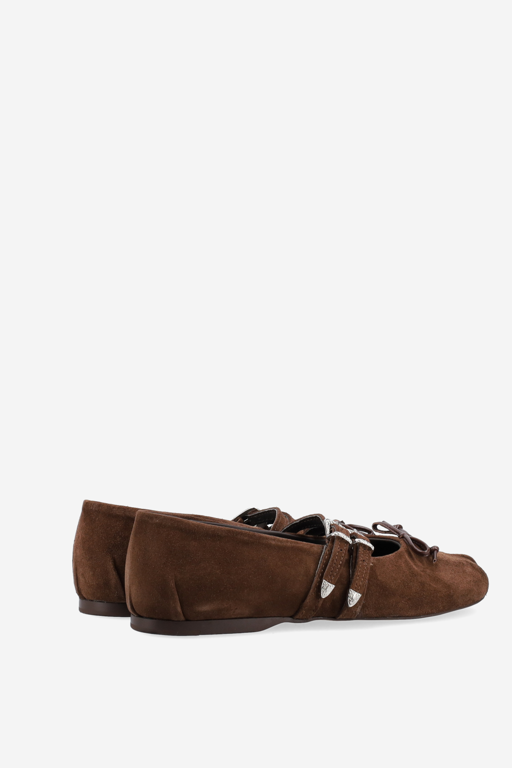 Vita suede double strap ballerinas