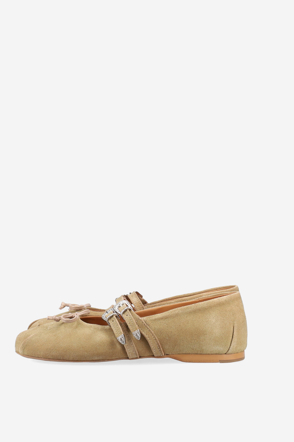 Vita suede double strap ballerinas