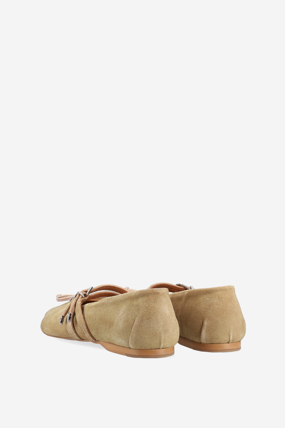 Vita suede double strap ballerinas