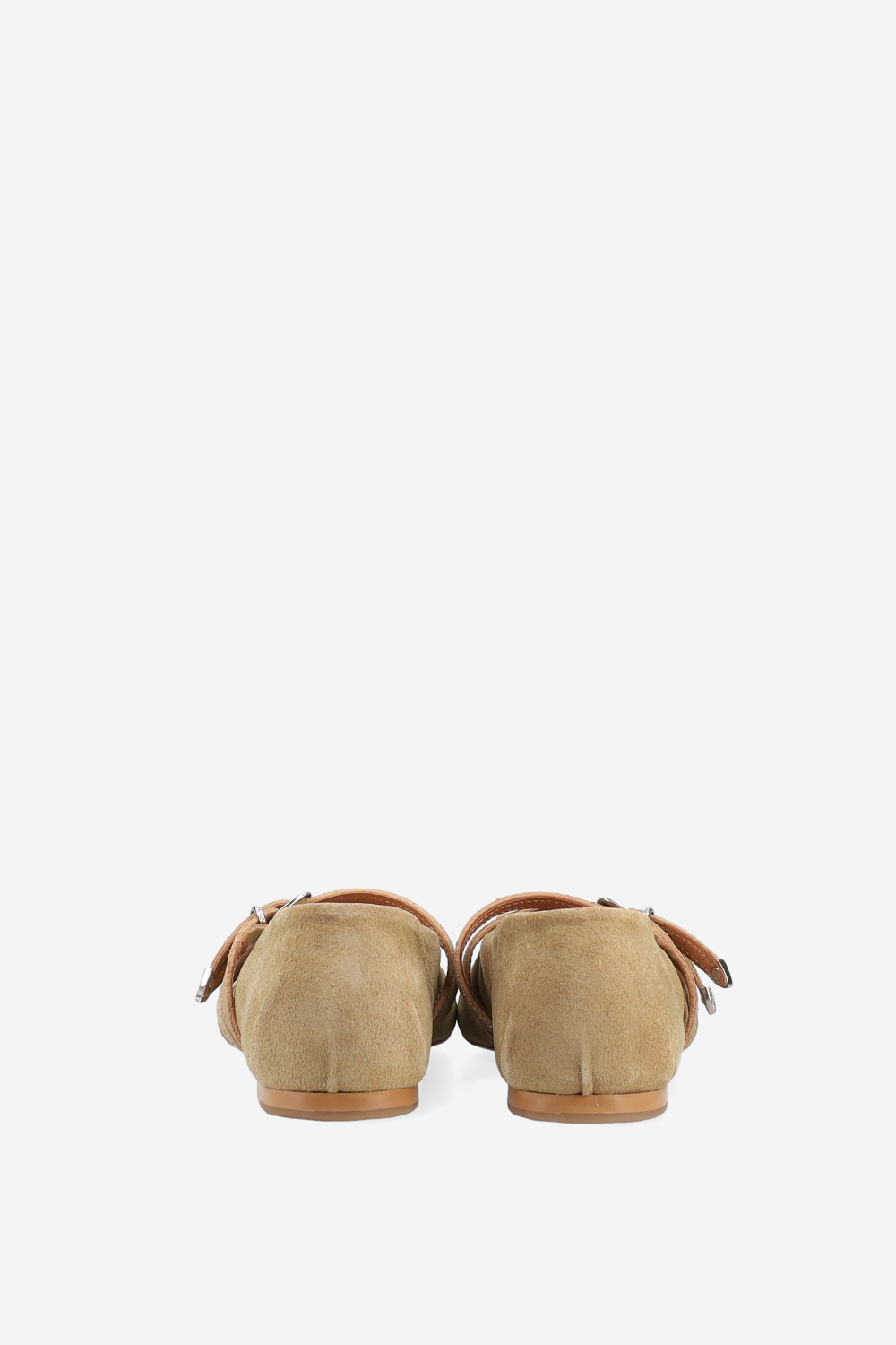 Vita suede double strap ballerinas