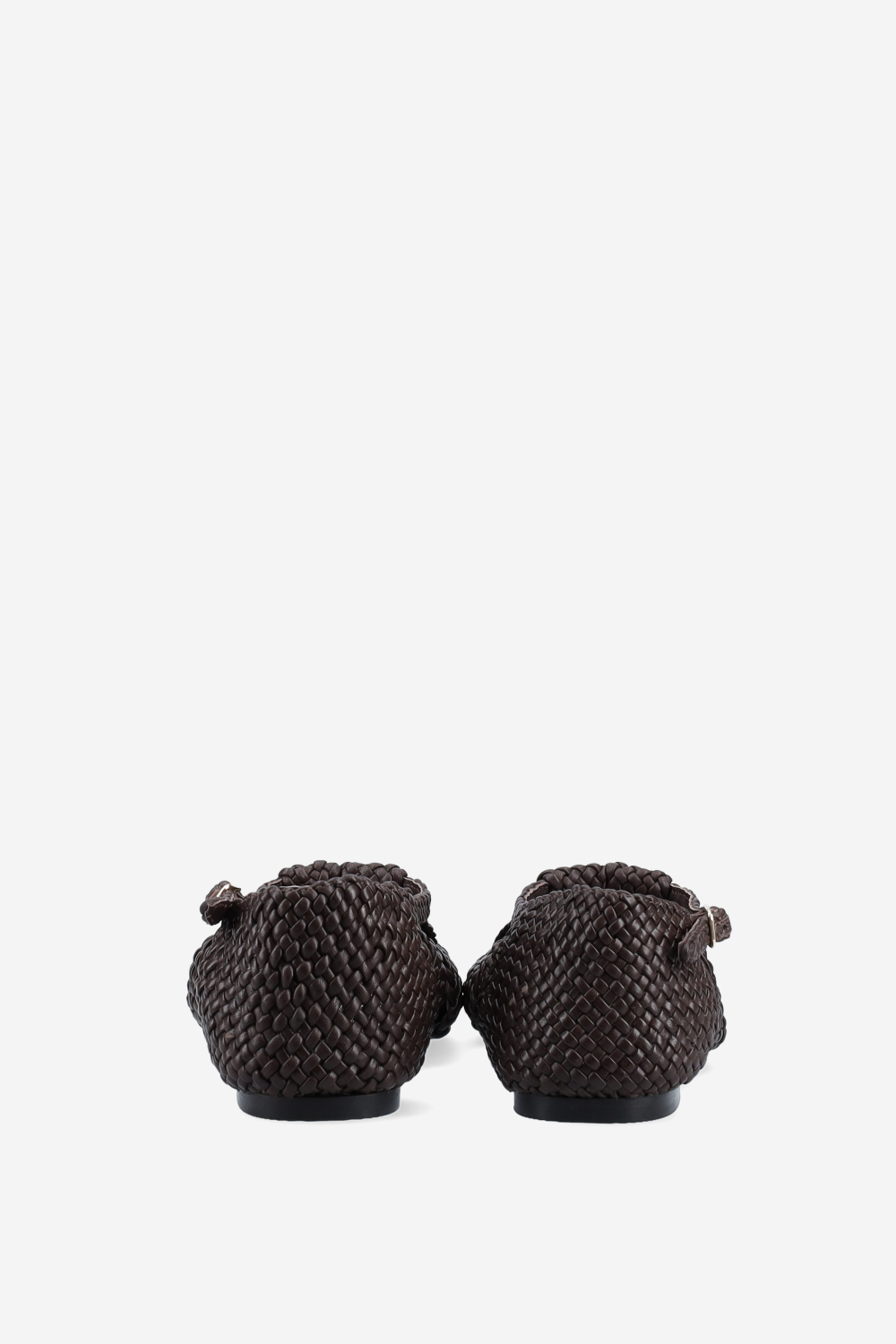 Braided leather sandals