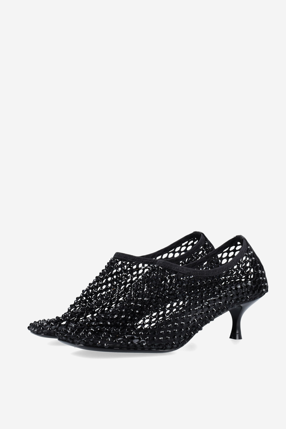 Embellished heeled pumps