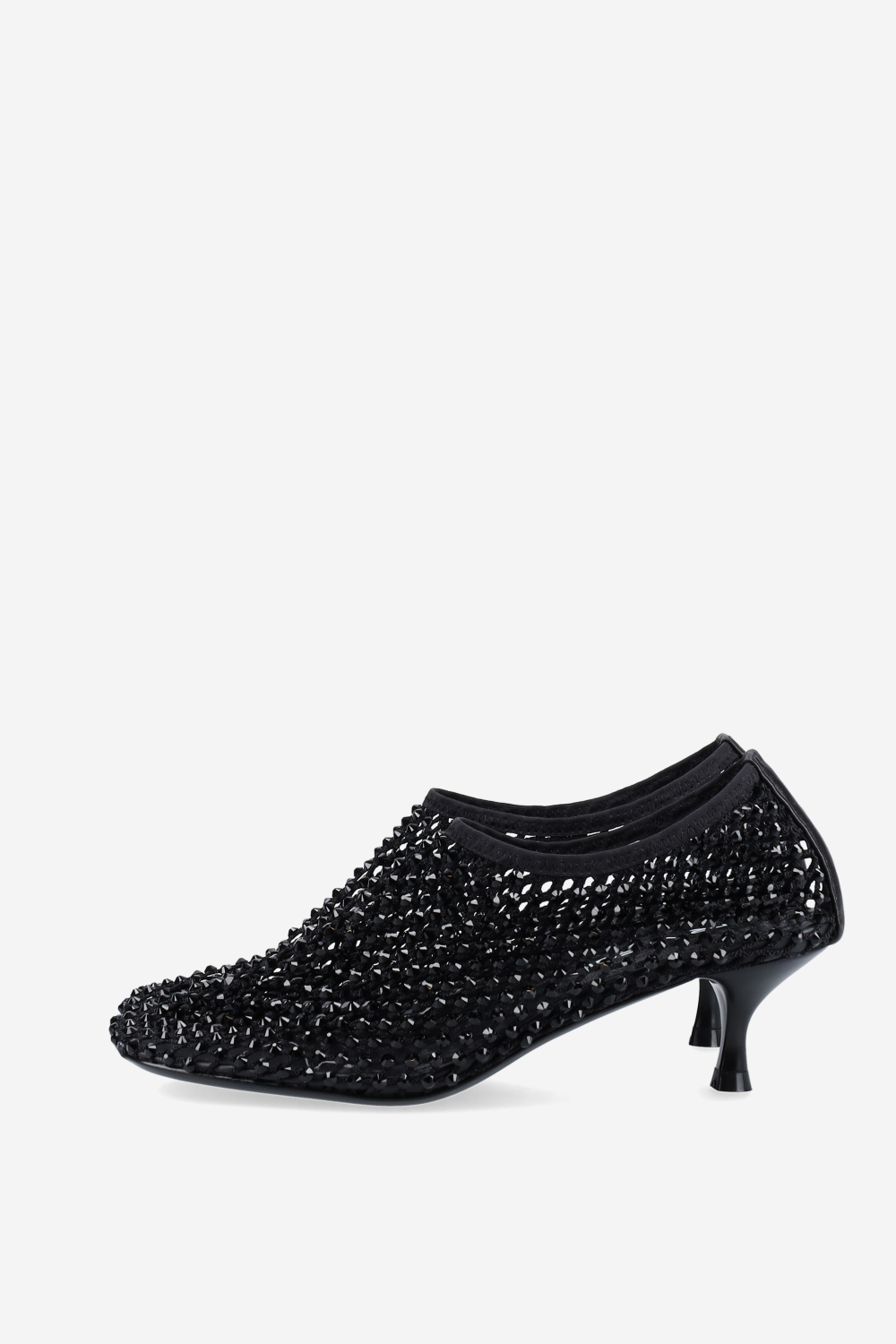 Embellished heeled pumps