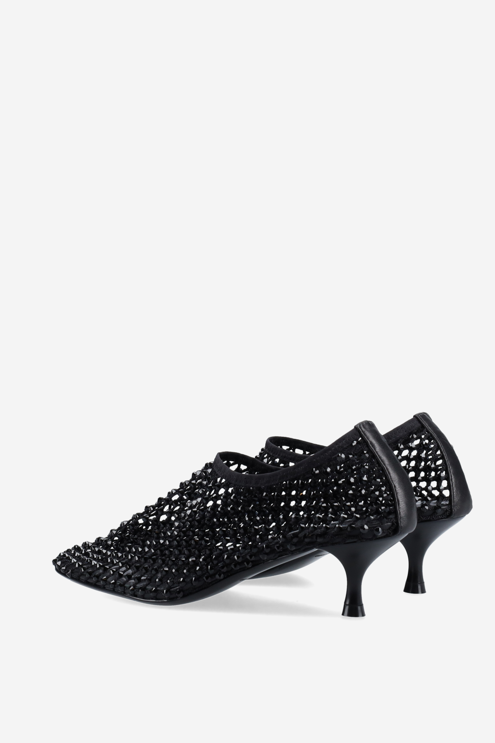 Embellished heeled pumps