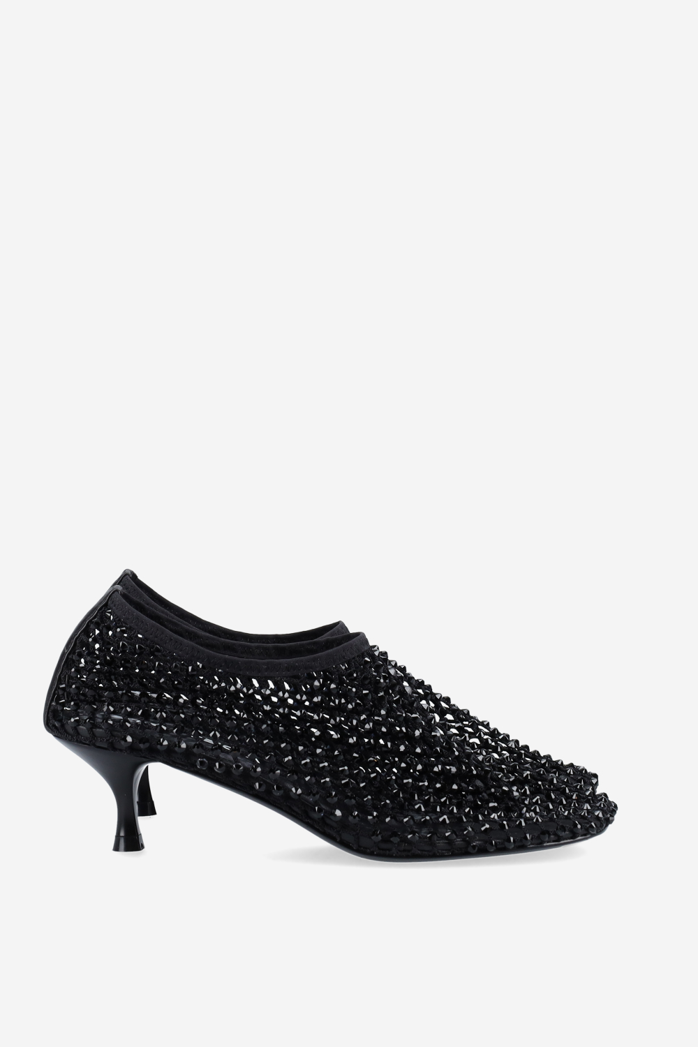 Embellished heeled pumps