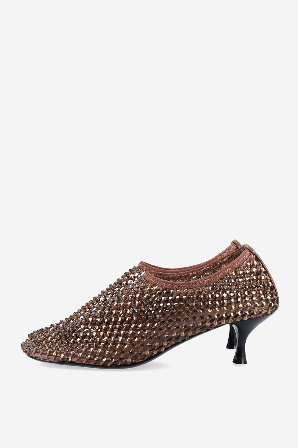 Embellished heeled pumps