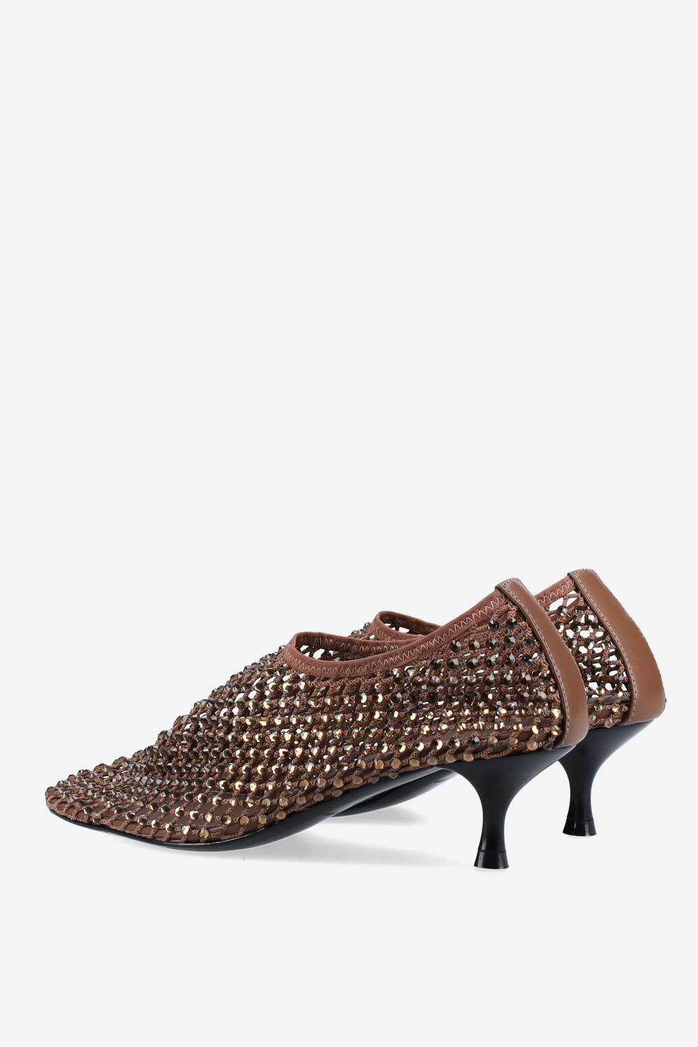 Embellished heeled pumps