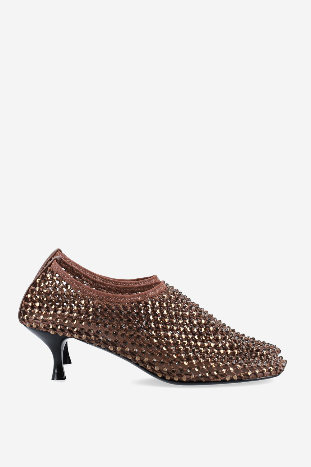 Embellished heeled pumps