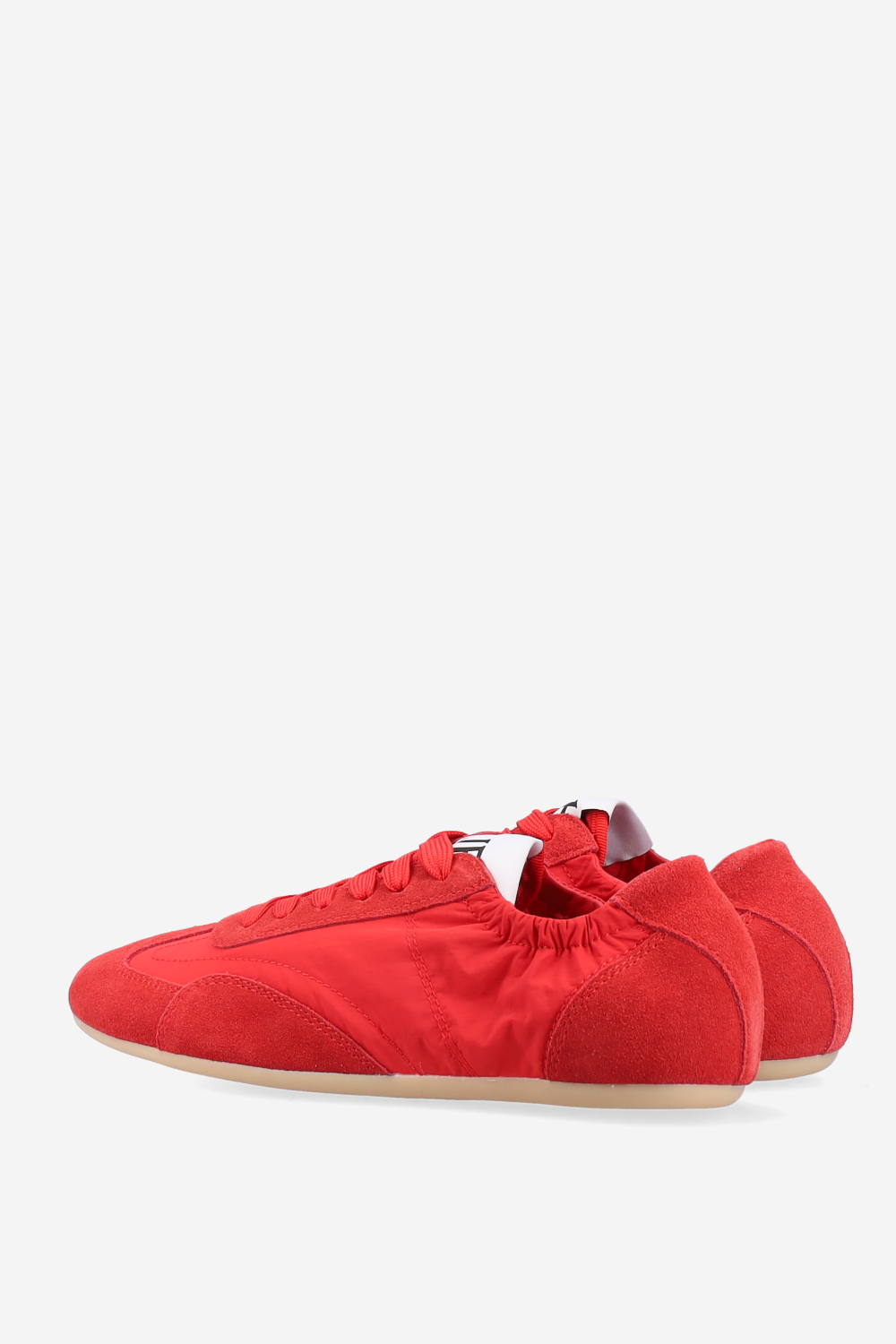 Nylon / suede sneakers