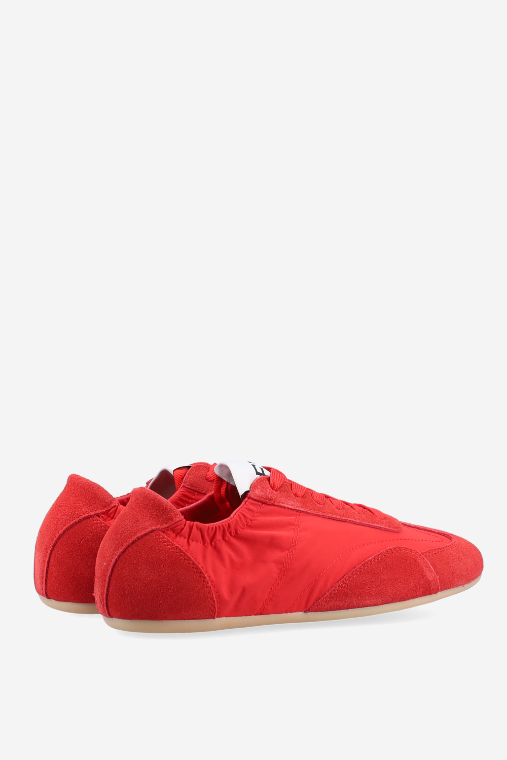 Nylon / suede sneakers