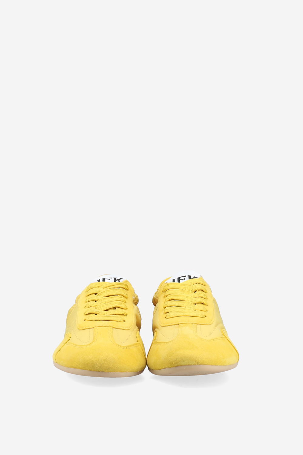 Nylon / suede sneakers