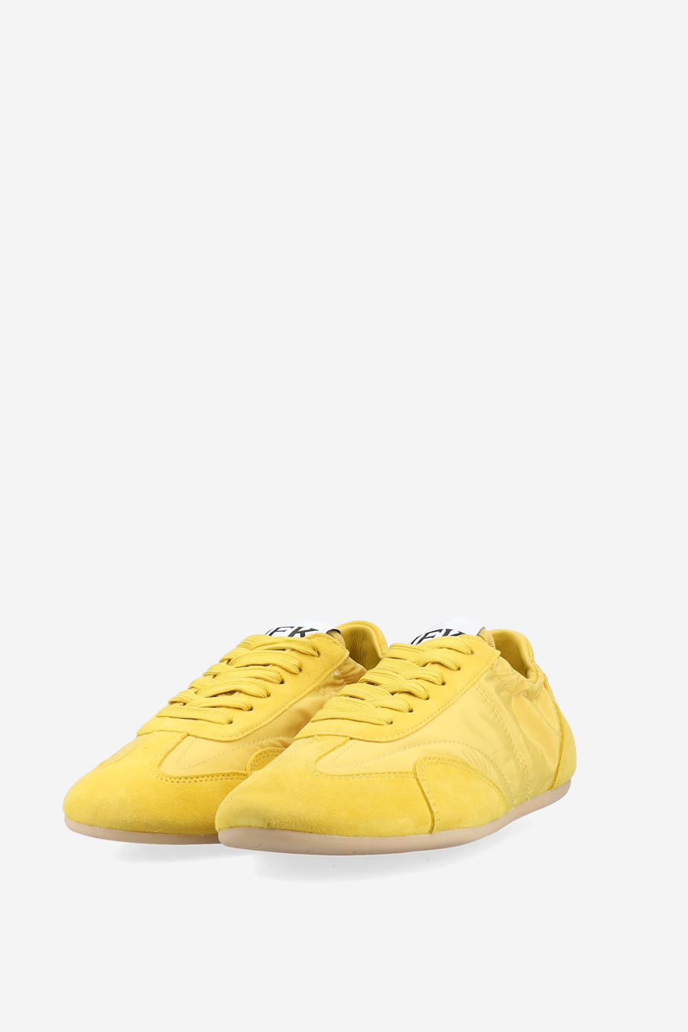 Nylon / suede sneakers