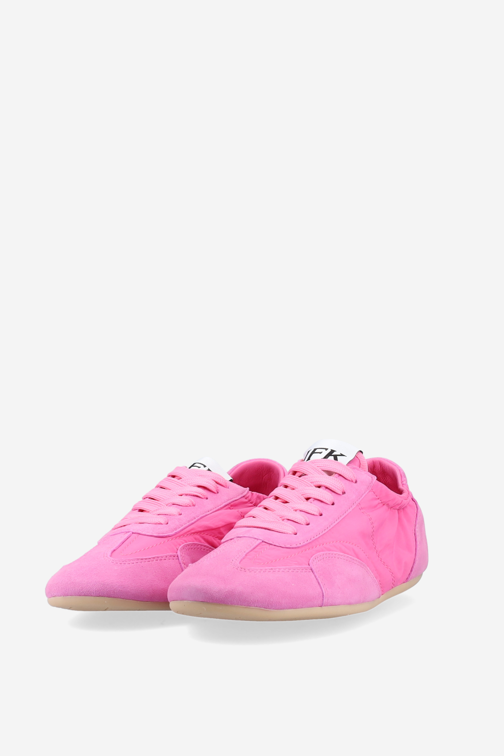 Nylon / suede sneakers