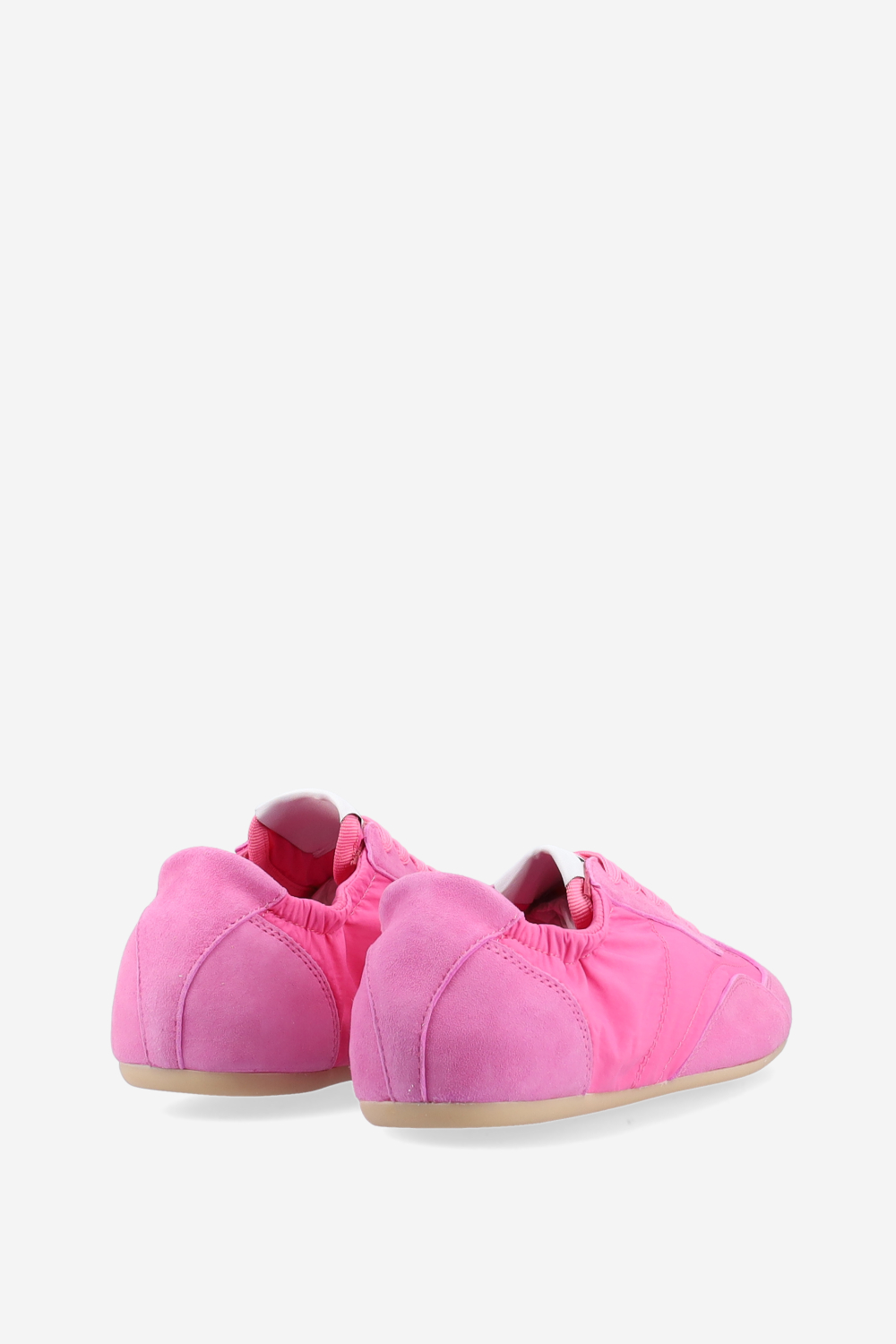 Nylon / suede sneakers