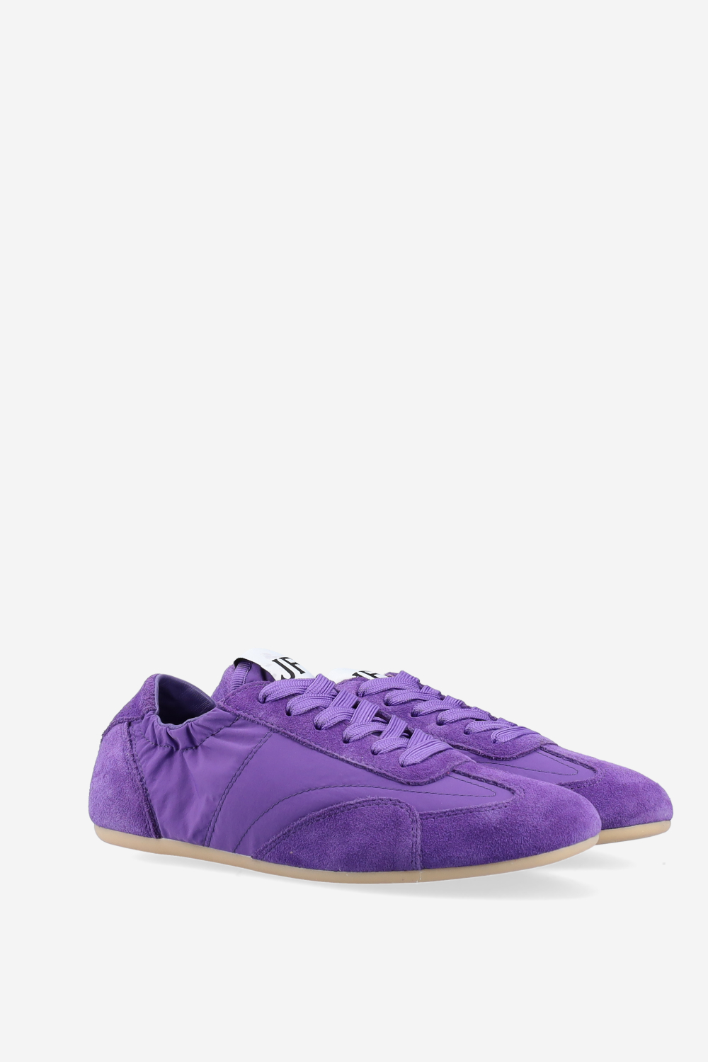 Nylon / suede sneakers