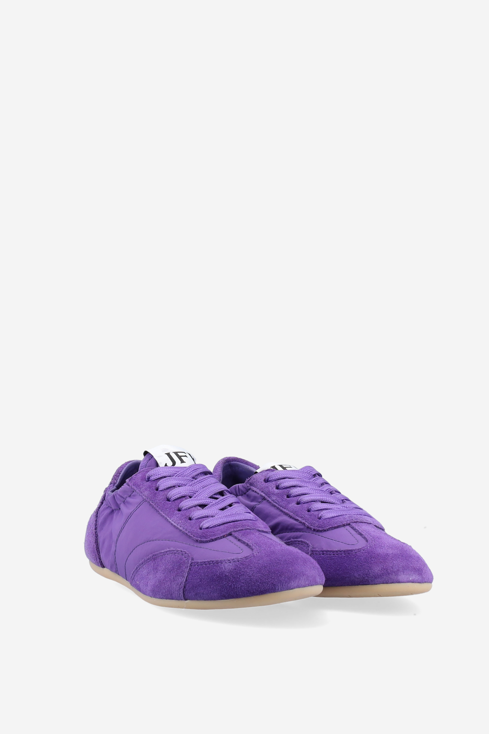 Nylon / suede sneakers