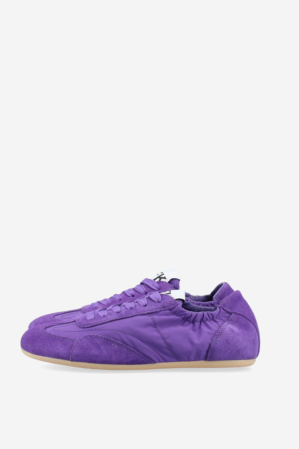 Nylon / suede sneakers