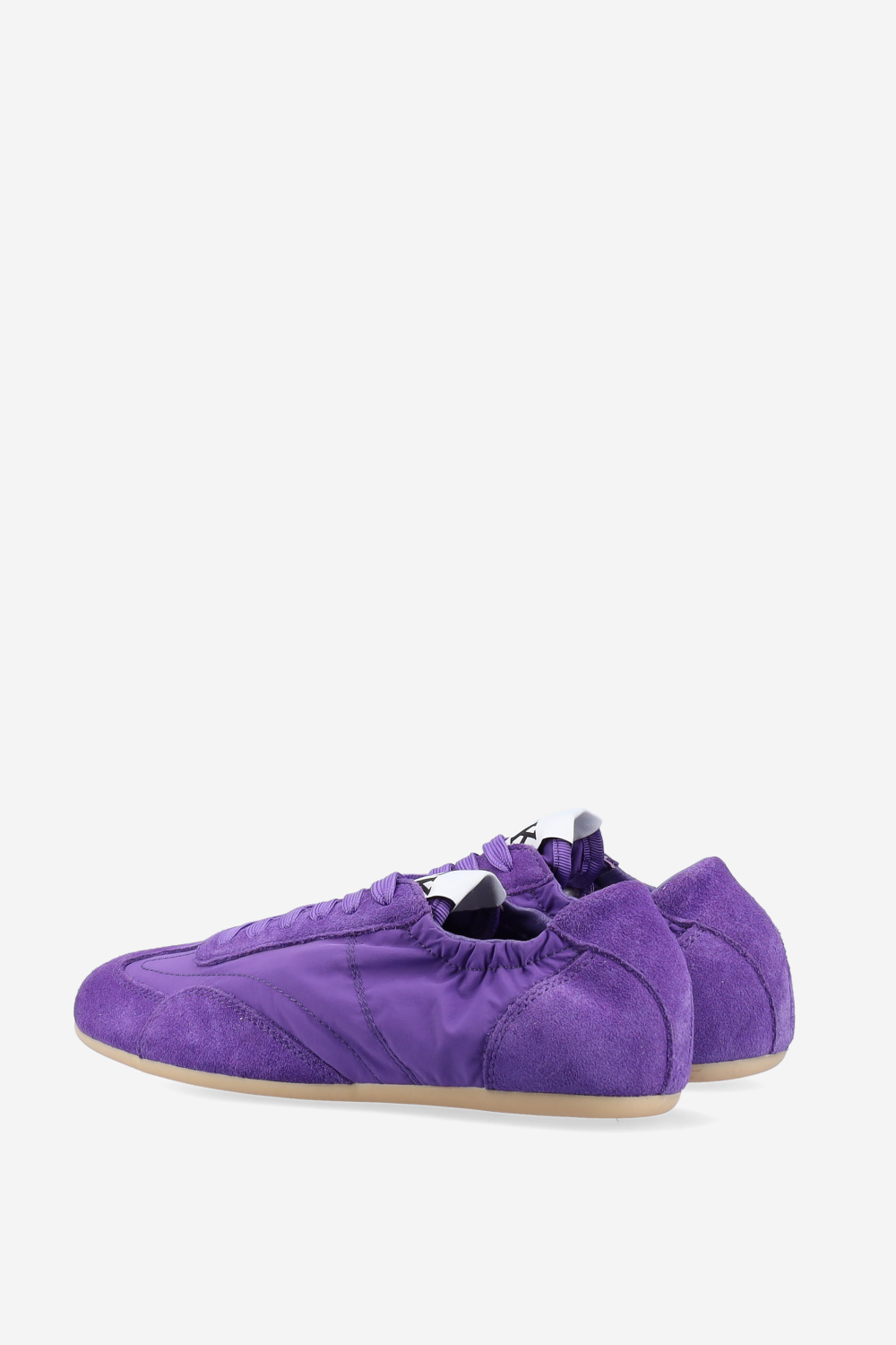 Nylon / suede sneakers