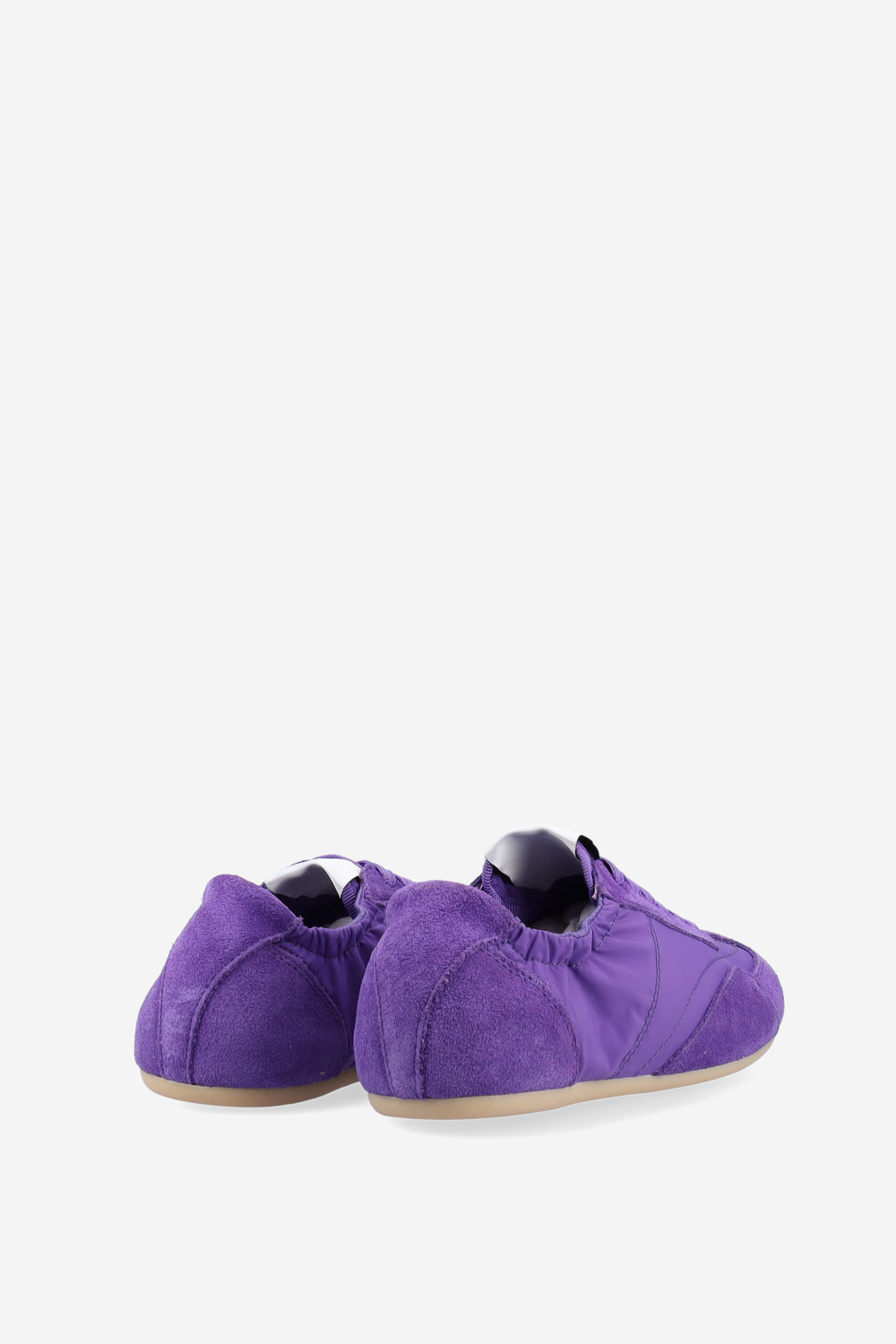 Nylon / suede sneakers