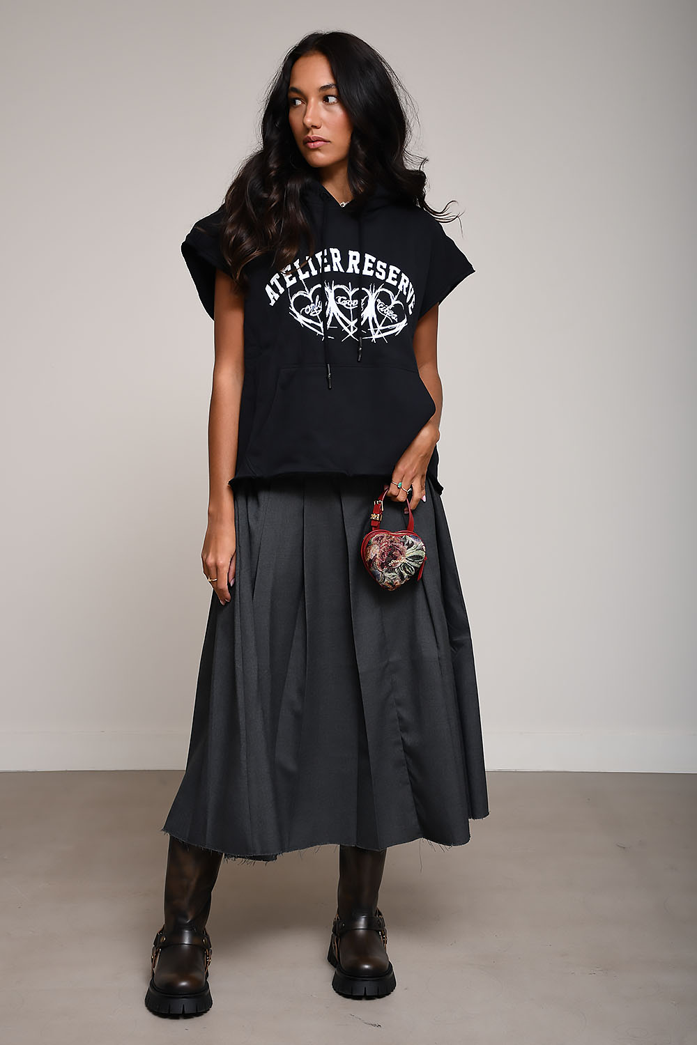 Reservé boys - Sleeveless 'good vibes' hoodie