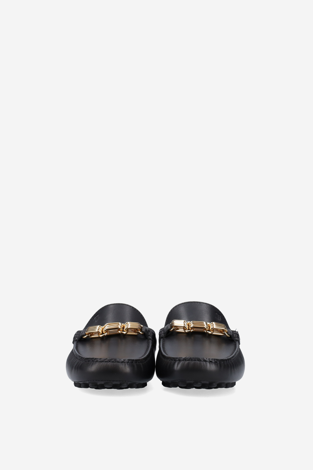 Gommino leather mules