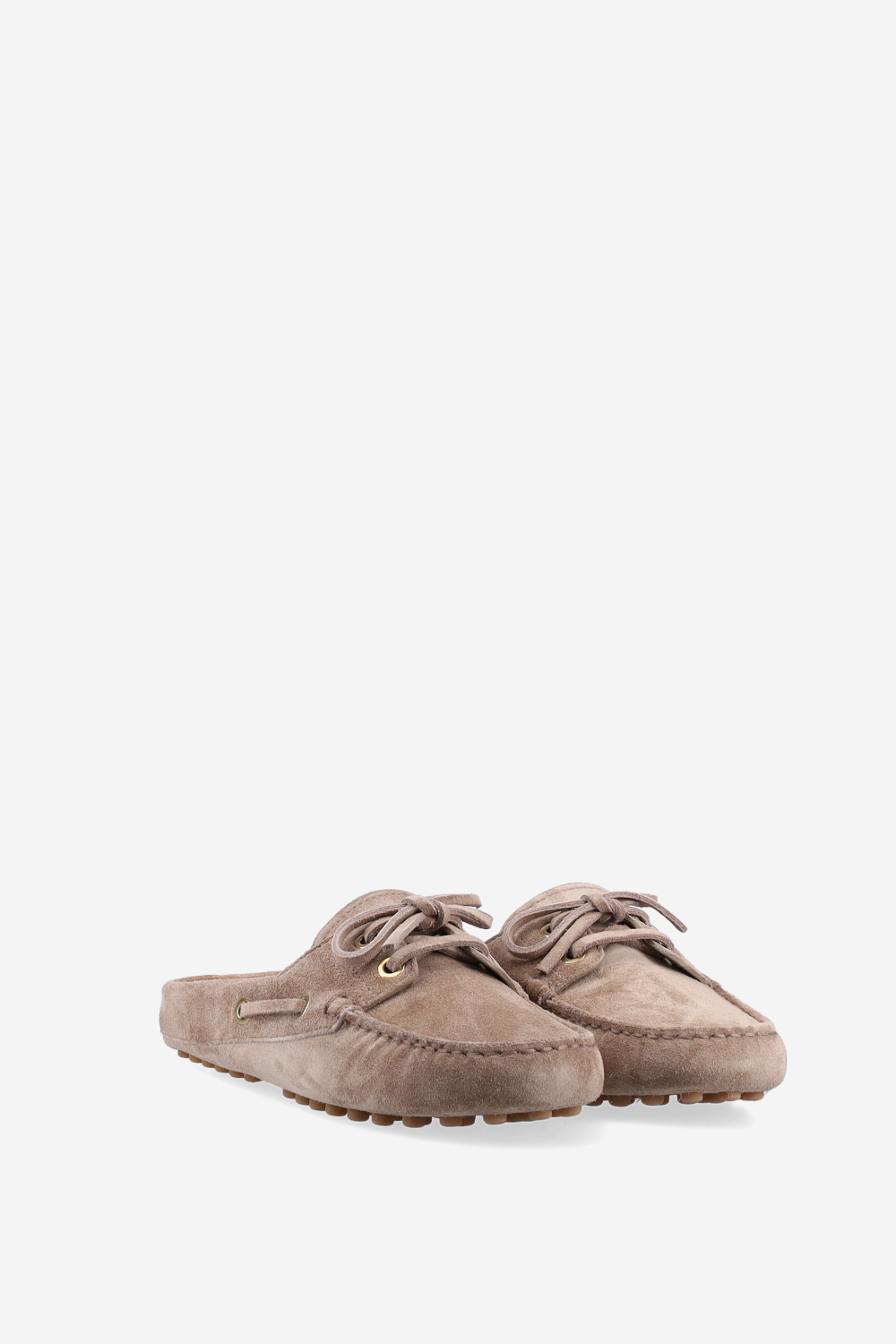 Gommino suede loafers